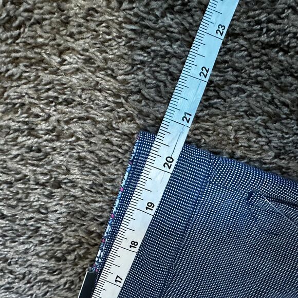 Tailorbyrd Collection Men's‎ Navy Tailored Fit Dress Shorts with Pattern size 40 - Picture 6 of 9